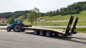 Přepravník strojů,Podvalník,Traktorový návěs,Přívěs,Vlek 23t - 4