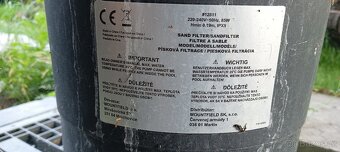 Písková filtrace vody bazénu - 4