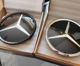Skleněný přední znak do masky Mercedes - 4