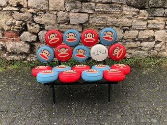 Design Marshmallow Sofa mit Affen von Paul Frank - 4