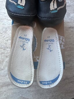 D.D. Step kožené barefoot Royal blue vel. 21 - 4