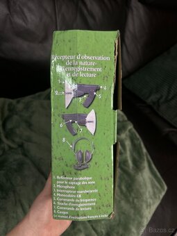 Parabolický mikrofon na poslech přírody + sluchátka - 4