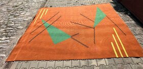Kelim , kilim - Starý koberec 50-60 léta BRUSEL - 4