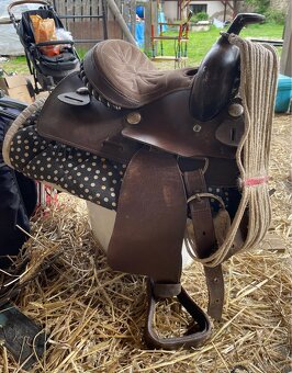 Westernové pony sedlo - 4