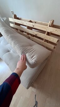 Futon Karup Design 140x200 béžový - 4