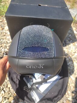 Nová helma ONE K Avance Glitter Chrome Polo visor - 4