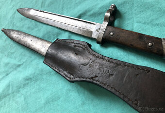 Rakousko-uherský nožový bodák M1888 – komplet - 4
