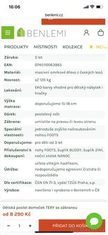 Domečková postel Tery + matrace Wave 80x180 cm - 4