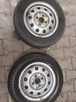 Plechove disky +pneu - 4