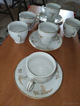 Sada starých porcelánových hrnečků - 4