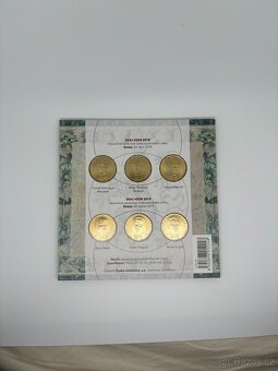 Sada 6 kusů 20 Kč oběžných mincí 2018 a 2019 - 4