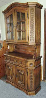 Příborník rustikální z masivu ( Dub ) - Výborný stav - 4