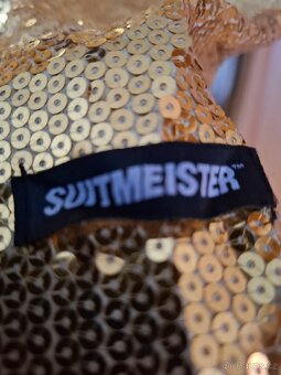 Sako společenské vel.48/50 zlaté třpytky - 4