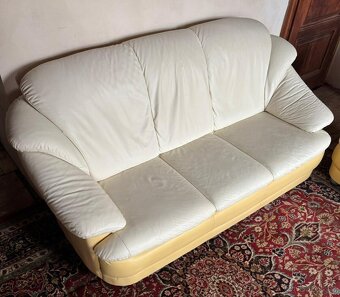 Kožená sedací souprava 3+2+1,5840 - 4