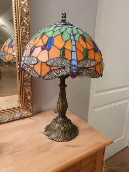 Lampička Tiffany - Velká, Vážky - 4