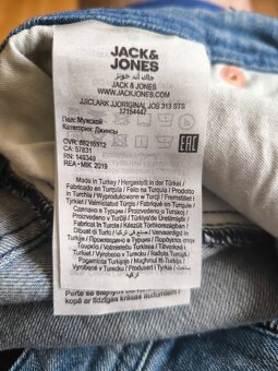 Světle modré pánské džíny Jack&Jones Clark regular fit 313 - 4