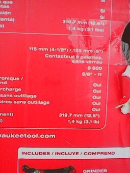 milwaukee M18 FSAG125XPDB-0 FUEL 125 mm úhlová bruska - 4