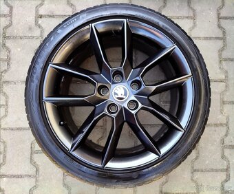 Alu kola originál Škoda Octavia II, III, RS 5x112 R18 Gemini - 4