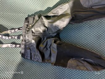Moto kožené kalhoty + šle / kšandy, vel 54 - 4