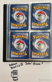 Kusové Pokémon VINTAGE karty (KARTY STARÉ PŘES 25LET)(3) - 4