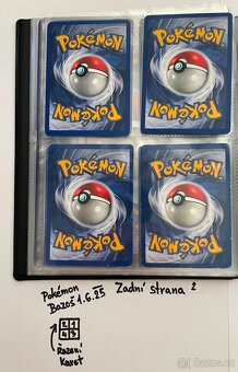 Kusové Pokémon VINTAGE karty (KARTY STARÉ PŘES 25LET)(3) - 4