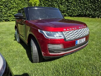 Elektrické autíčko Range Rover HSE 4x4 červené lakované - 4