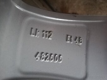 zimní alu Borbet 16" 5x112,Škoda,VW,Seat,Audi,205/55/16 - 4