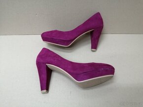 Fialové-fuchsiové lodičky vel.38 - 4
