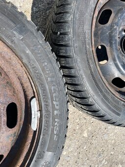 Prodám 2ks kol 195/55 R15/ disk 4x108 - 4