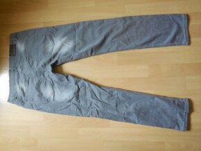 pánské Banko Park sv.šedé šíslé rifle drbnuté knf 34/34 L - 4
