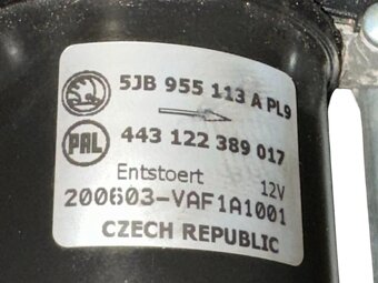 Táhla stěřačů 6V1955023B Škoda Fabia 3 facelift r.v. 2020 - 4