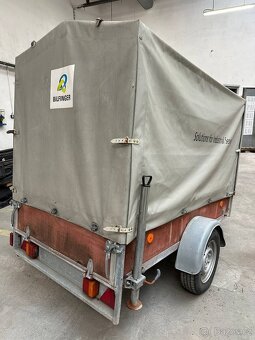 Přívěsný vozík za auto s plachtou - 4