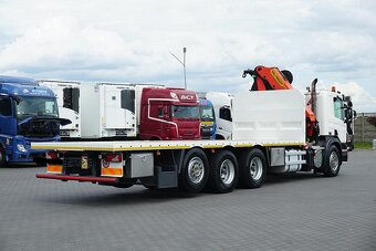 Scania P420 8x4 - plato s hydraulickou rukou Palfinger - 4