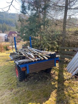 Traktor domácí výroby 4x4 + kárka - 4