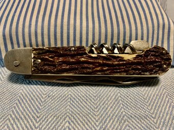 Mikov Fixír – lovecký kapesní nůž s vývrtkou, otvírákem .. - 4