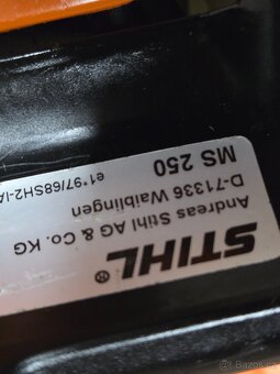 Stihl ms 250 motorova pila - 4