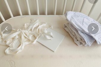 Přístavná postýlka Babybay Boxspring včetně matraci a 5 pros - 4