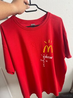 Travis Scott x McDonald's Crew T-shirt Red Vel. XL - 4