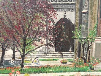 Obraz Helena Bínová, Košice 1985,olej na plátně 85x115 - 4