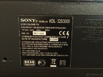LCD TV Sony Bravia KDL 32-S3000 - 4