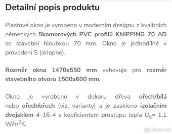 Prodám okno s příslušenstvím. - 4