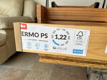 Půdní schody Oman 110 x 55 Termo PS Výška 242 - 4