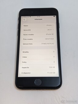 iPhone SE 2020 128gb. Dobry stav. Baterie 85%. Záruka 6 měs. - 4