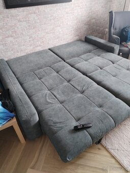 Rohová rozkládací sedačka Asko - 4