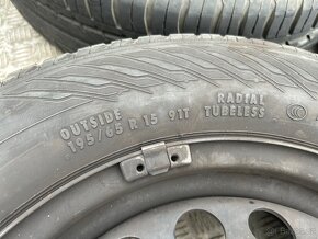 Plechová kola R15 spolu s letními pneu 195/65 R15 - 4