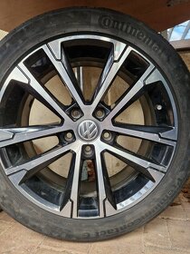 SLEVA - Alu kola originál VW R17 s pneu Continnental - 4