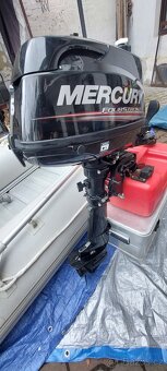 Nafukovací člun s motorem Mercury 6hp FSM 5PS+silný elektrom - 4