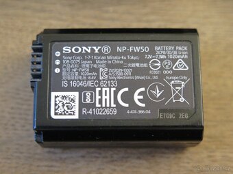 Sony nabíječka BC-TRW + akumulátor NP-FW50 - 4