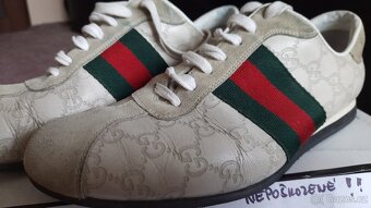 Boty GUCCI kůže 100% ORIGINÁLNÍ V.8,5 - 4