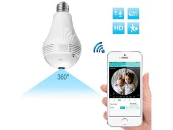 LED žárovka s P2P kamerou - 4